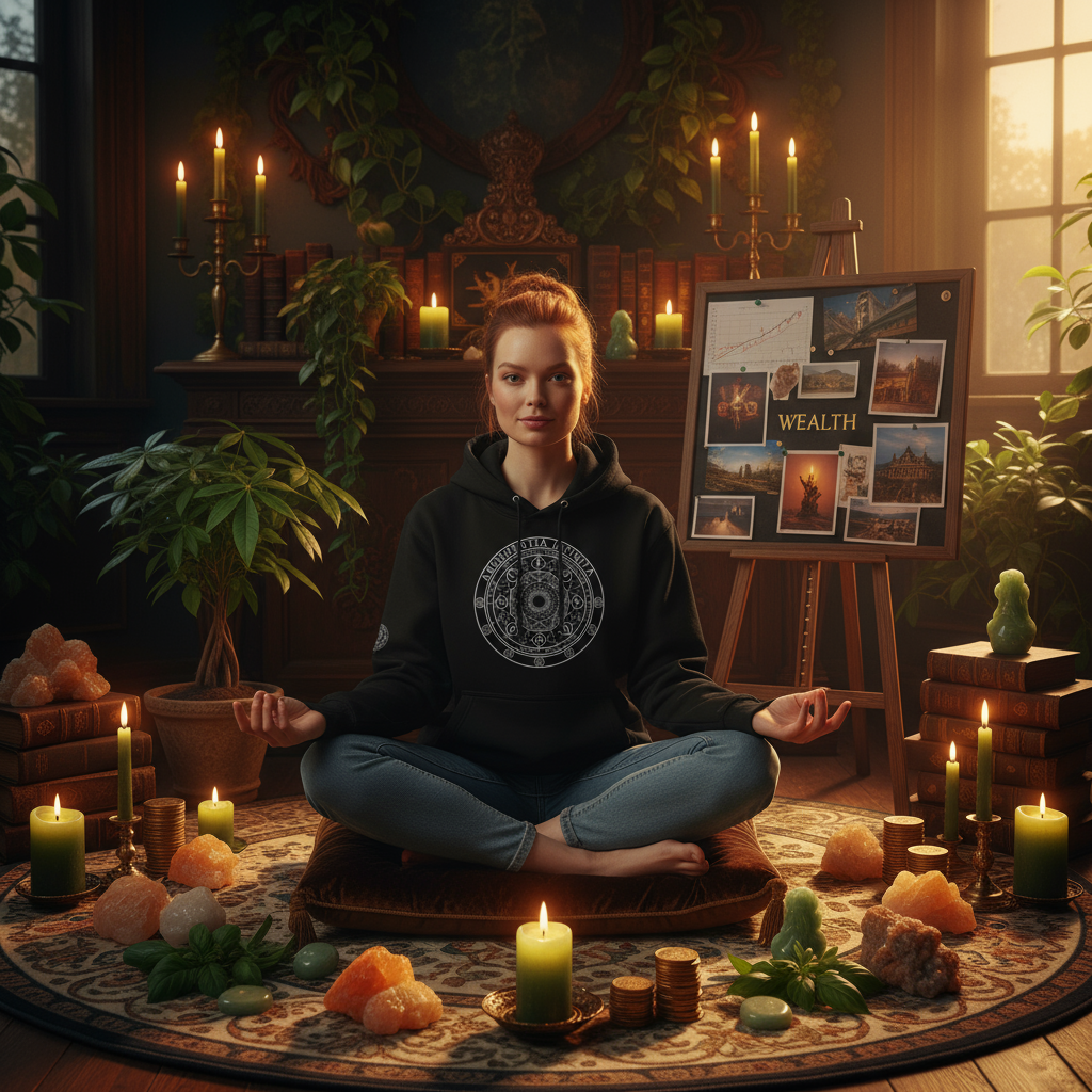 Abundantia Infinita Infinite Abundance Ritual Scene