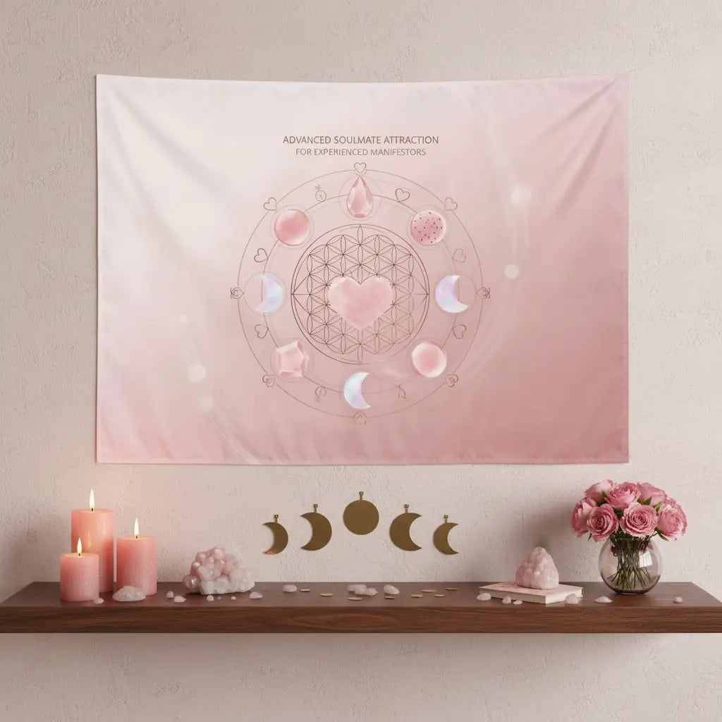 Advanced Soulmate Attraction Manifestation Tapestry Romantic Lifestyle Scene