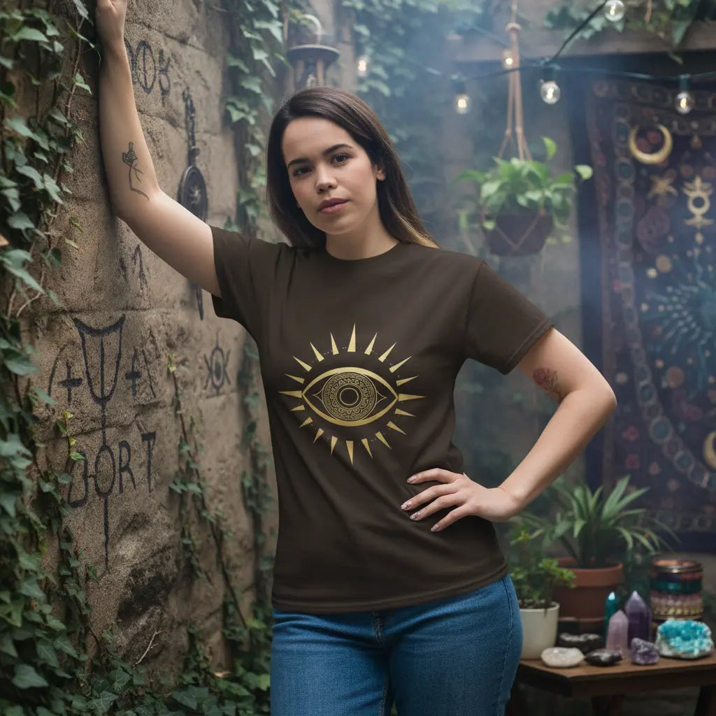 All-Seeing Eye Tee - Wall Lean Pose