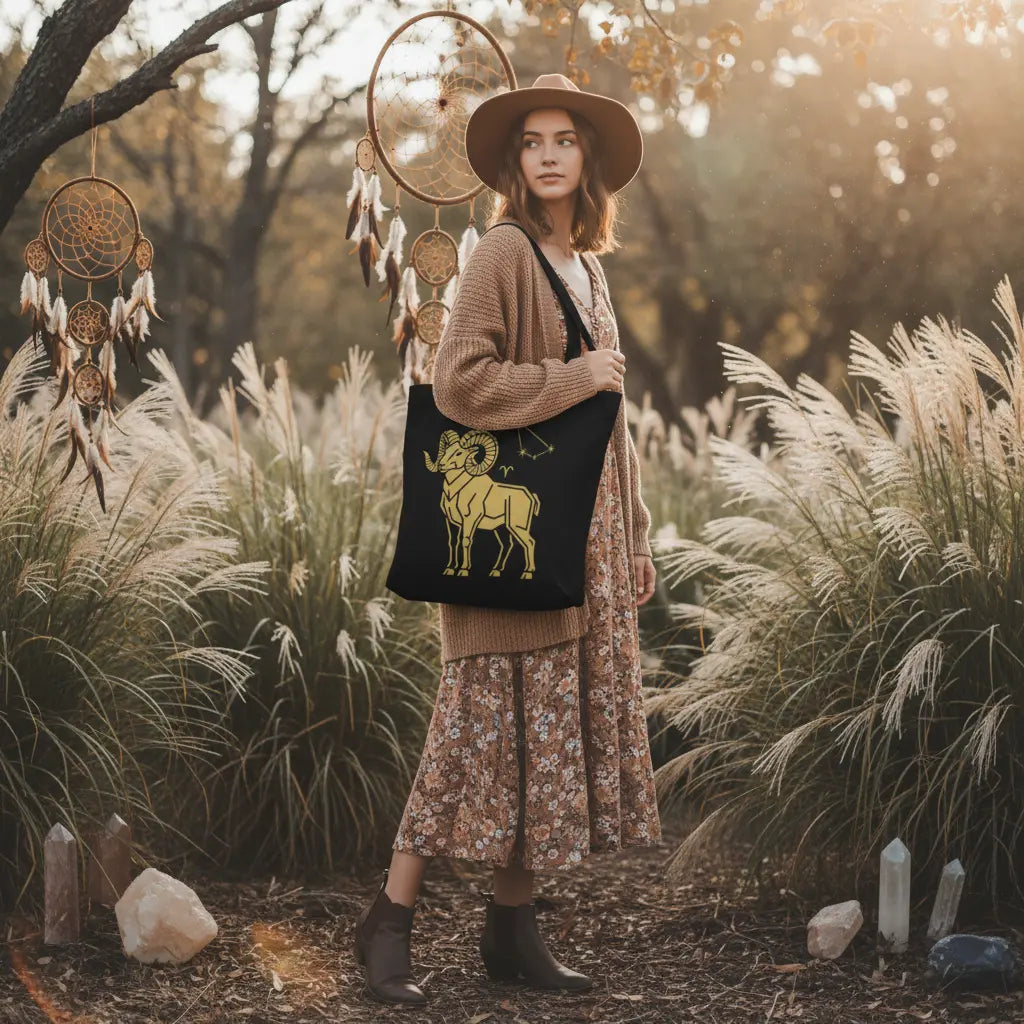 Aries Tote Bag - Lifestyle Short Strap