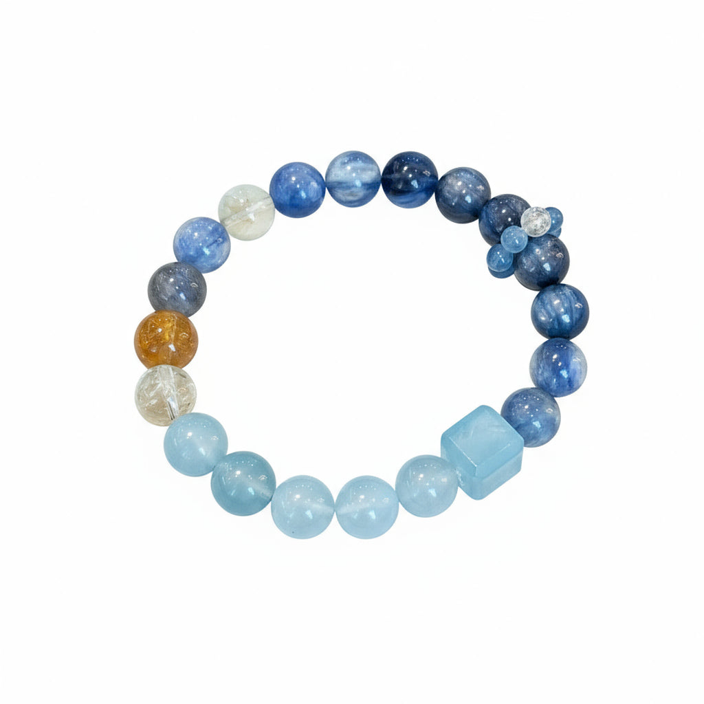 Van Gogh Starry Night Multi-Crystal Bracelet: Artistic Soul & Creative Awakening