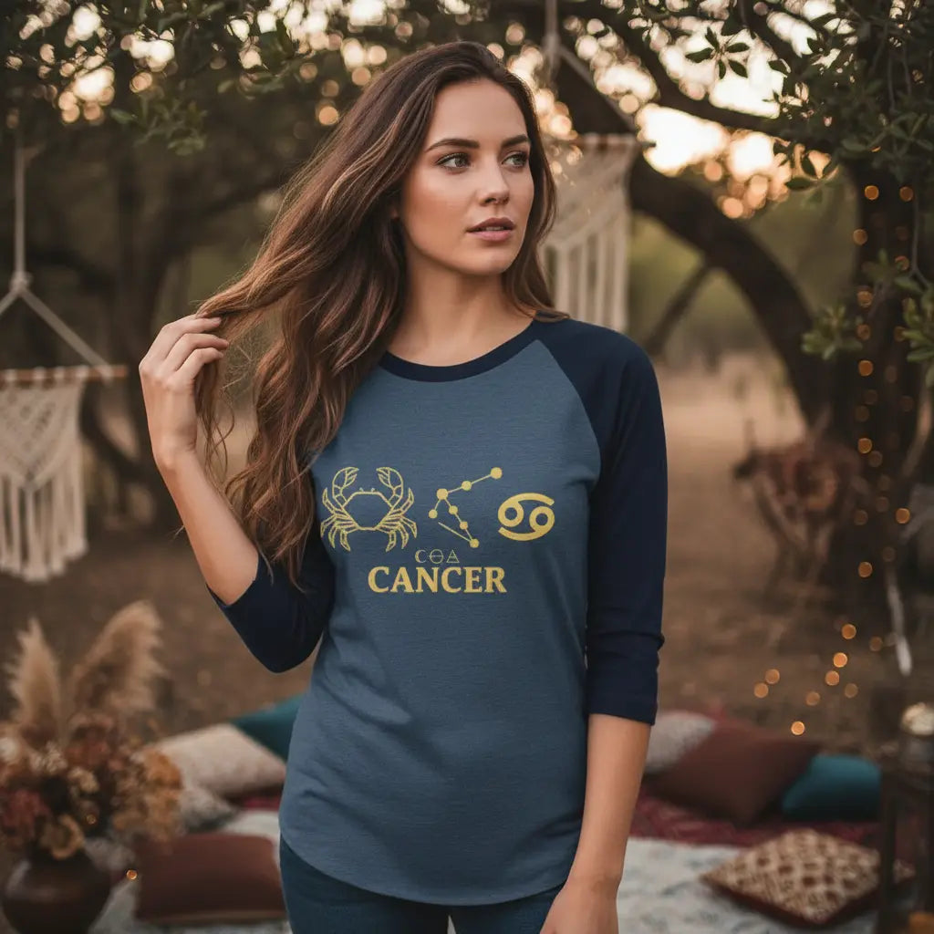 Cancer Raglan - Different Pose