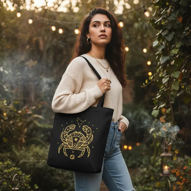 Cancer Tote Bag - Lifestyle Scene