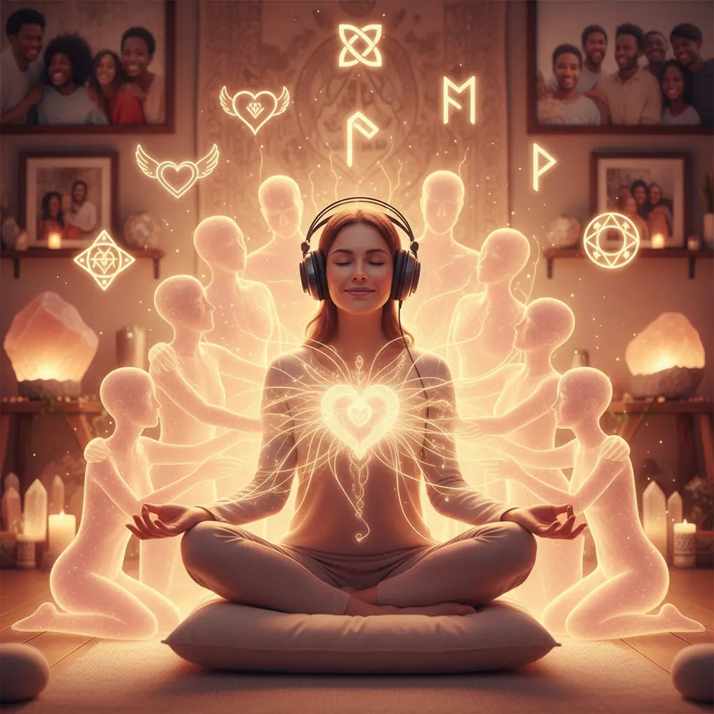 Community & Friendship Circle Manifestation Meditation Scene