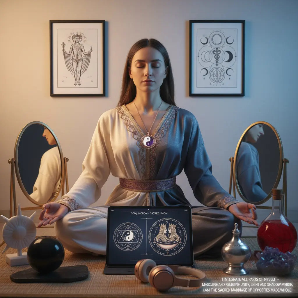 Conjunction Integration of Opposites Meditation Scene