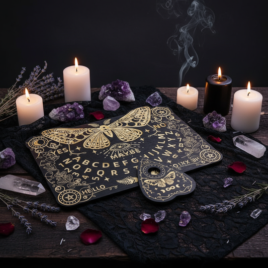 Conversation Board Set Wooden Carving Spiritual Dialogue Board - Ritual Magic Style