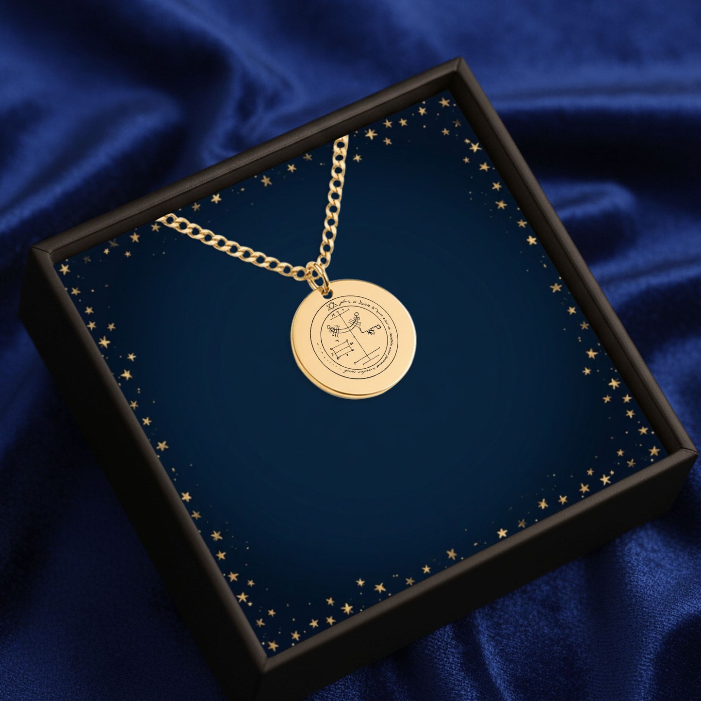 Fourth Pentacle of Jupiter Cuban Coin Necklace