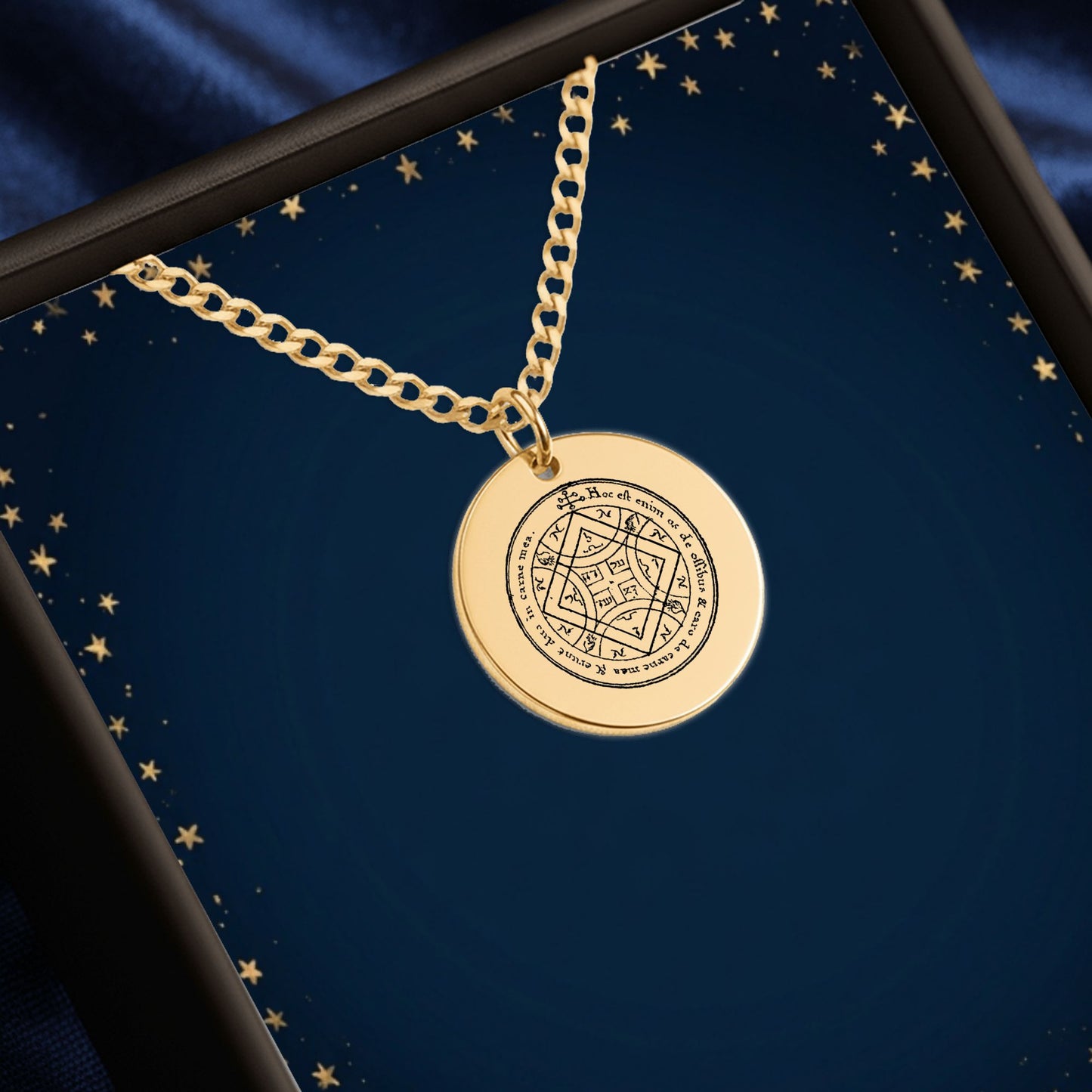Fourth Pentacle of Venus Cuban Coin Necklace