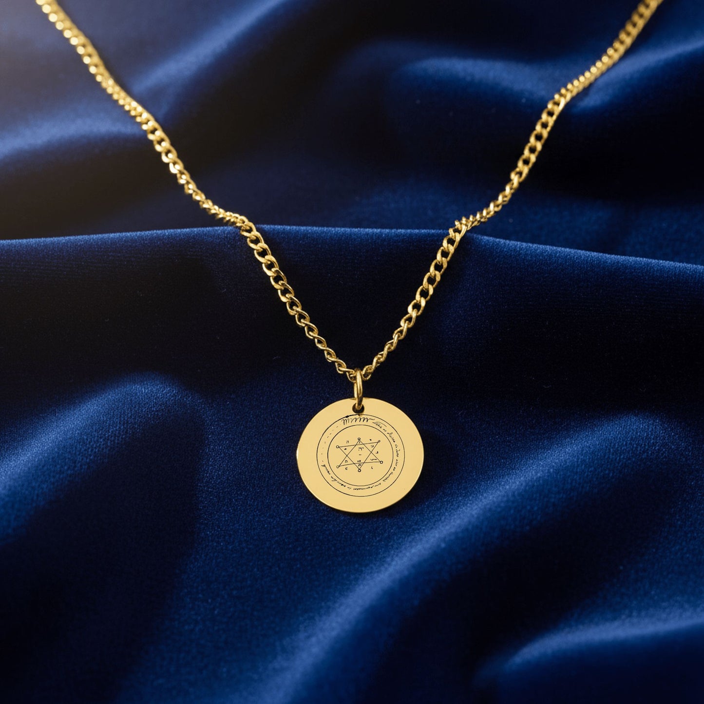 Second Pentacle of Jupiter Cuban Coin Necklace