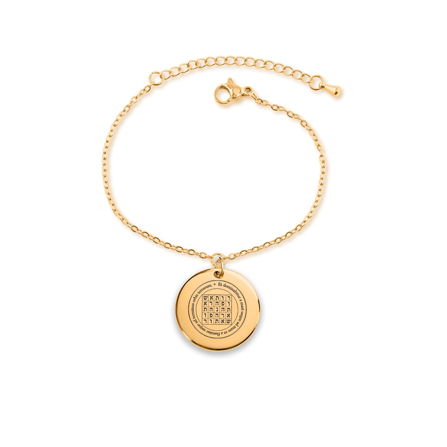 Second Pentacle of Saturn Coin Bracelet