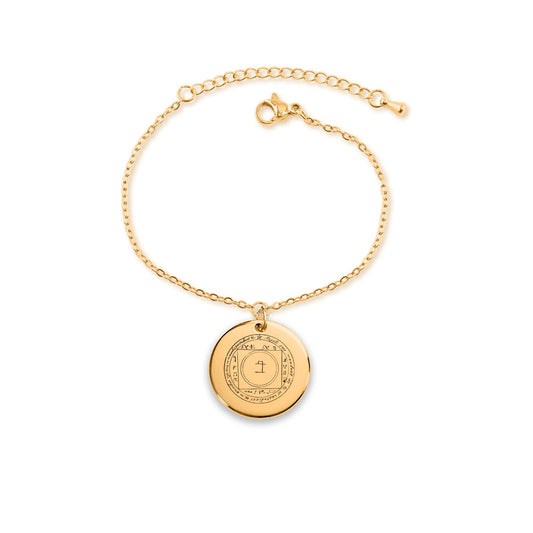 Fifth Pentacle of the Sun Coin Bracelet