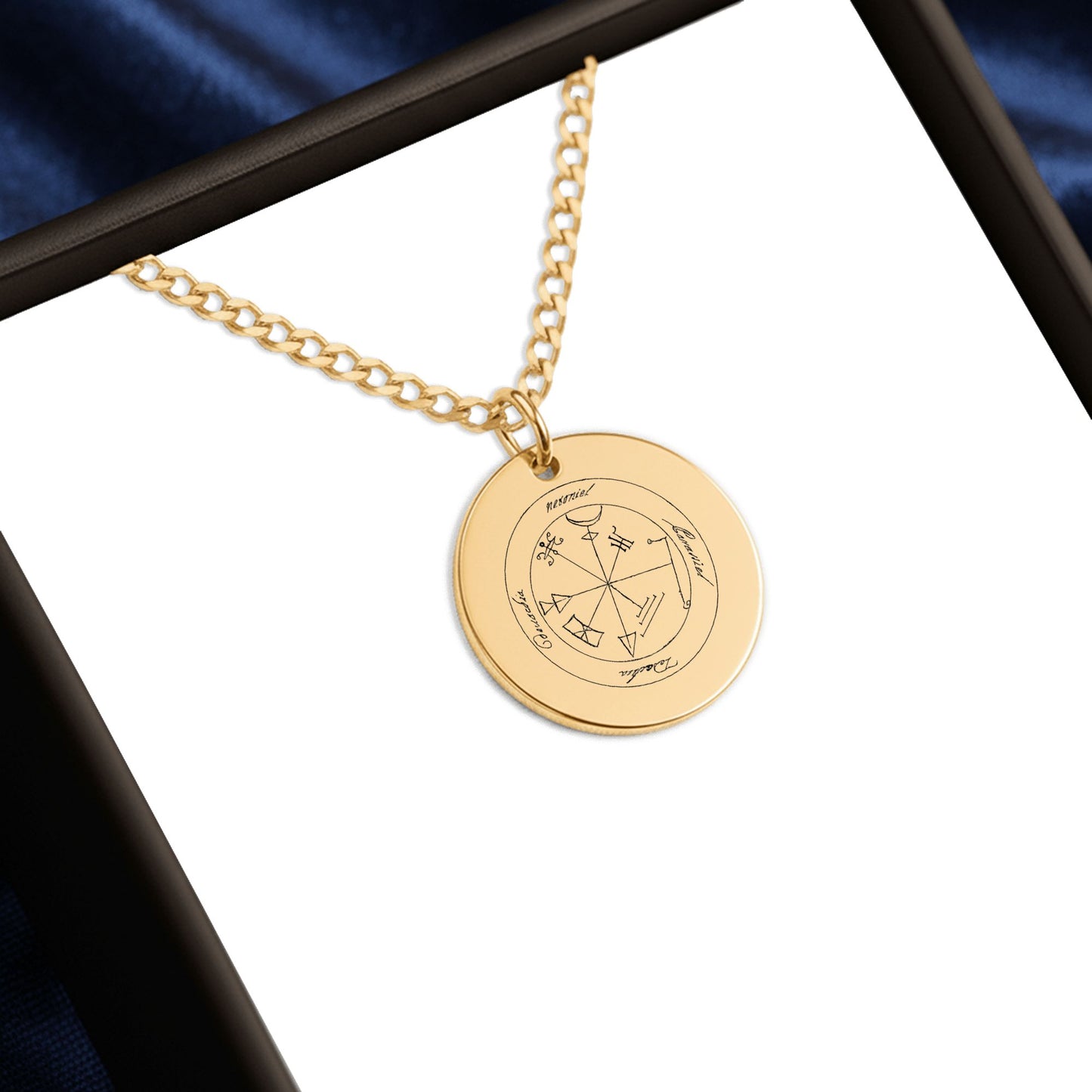 First Pentacle of Jupiter Cuban Coin Necklace