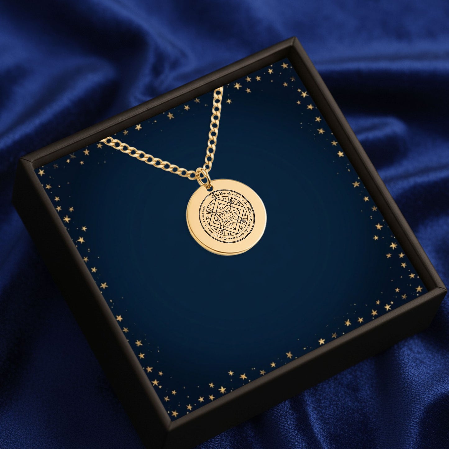 Fourth Pentacle of Venus Cuban Coin Necklace