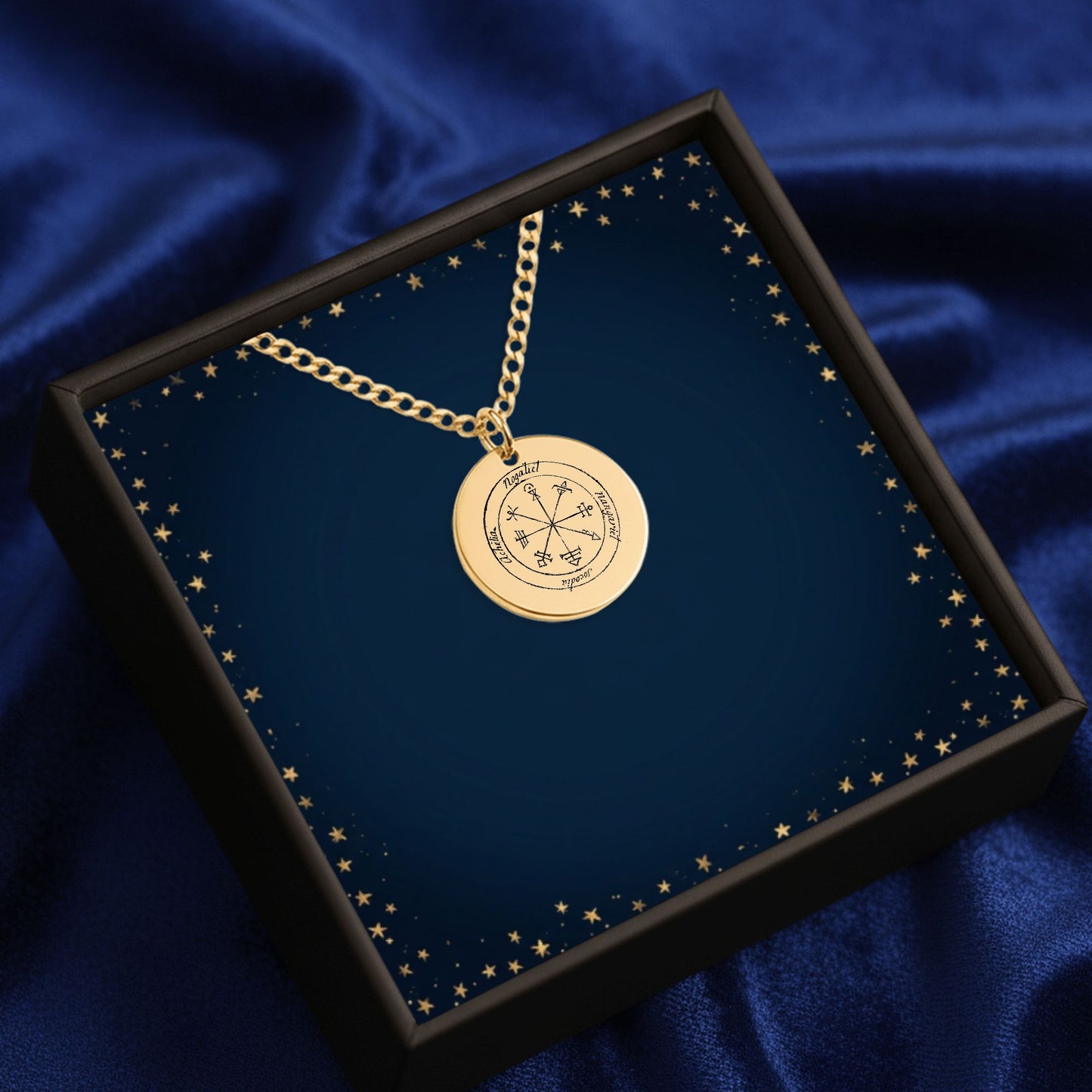 First Pentacle of Venus  Cuban Coin Necklace
