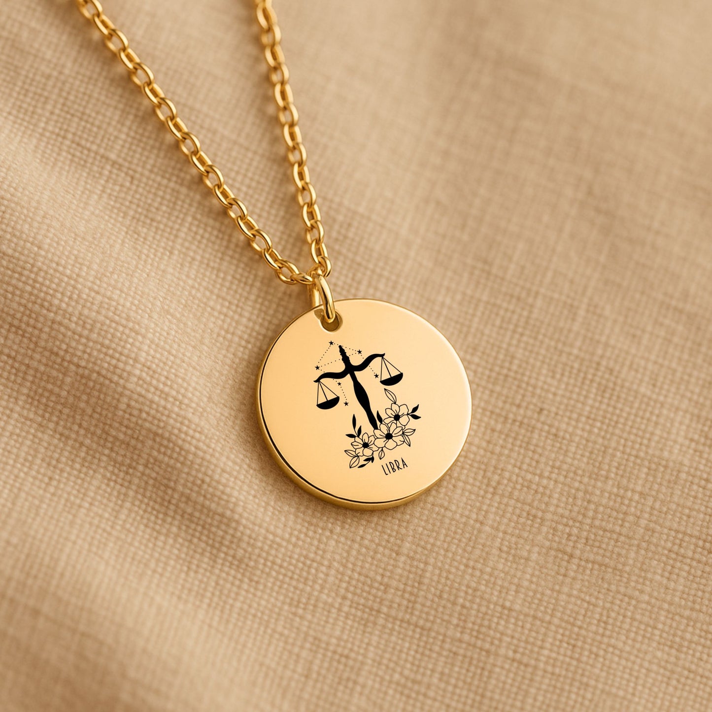 Libra Coin Necklace