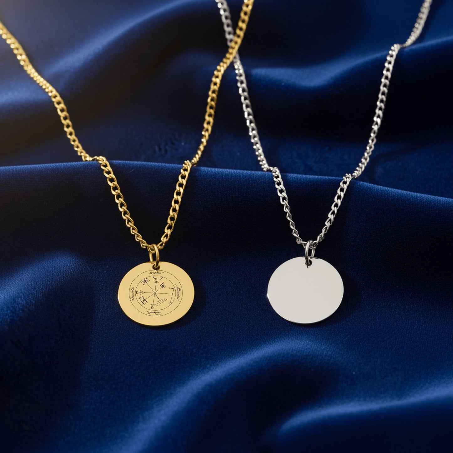 First Pentacle of Jupiter Cuban Coin Necklace
