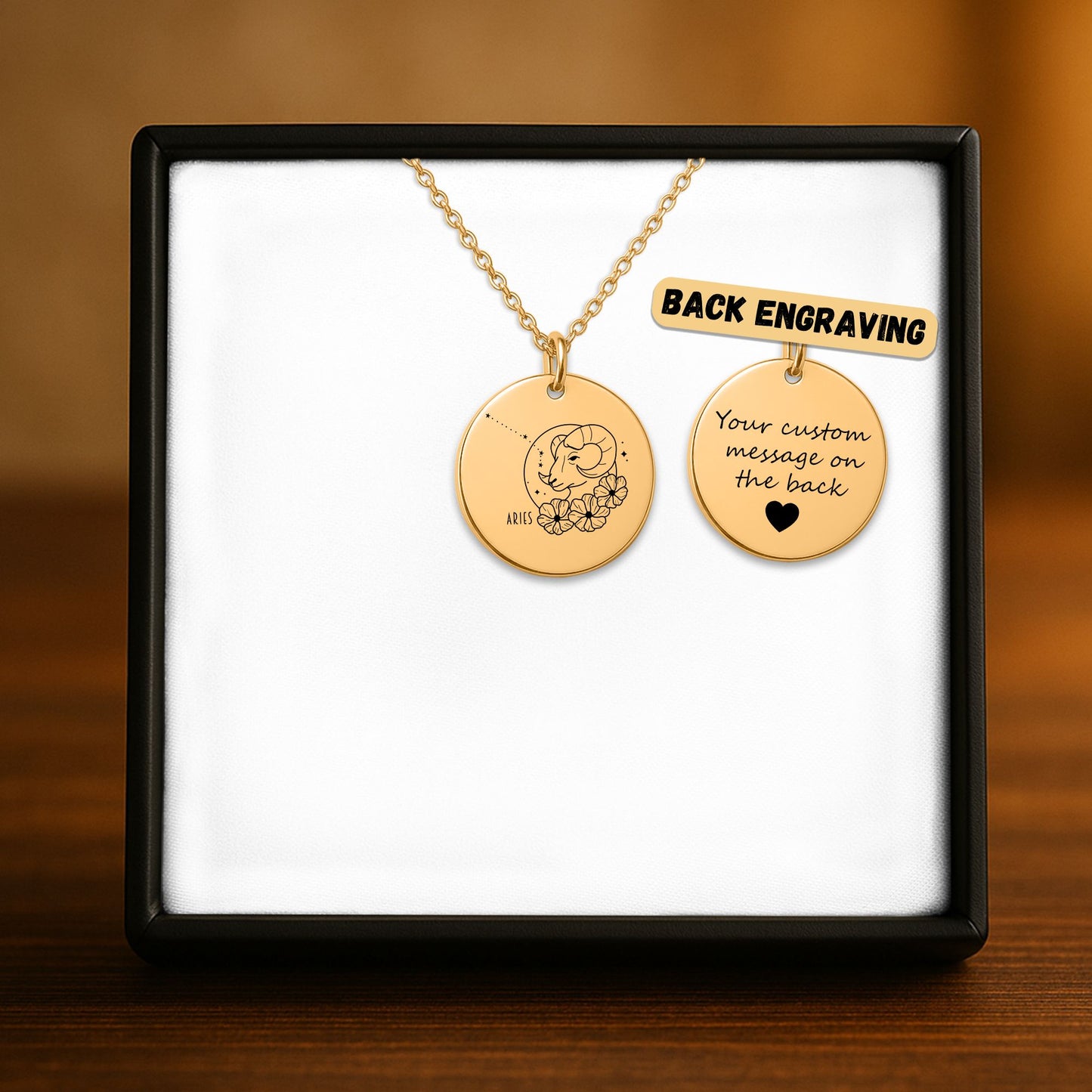 Aries Coin Necklace