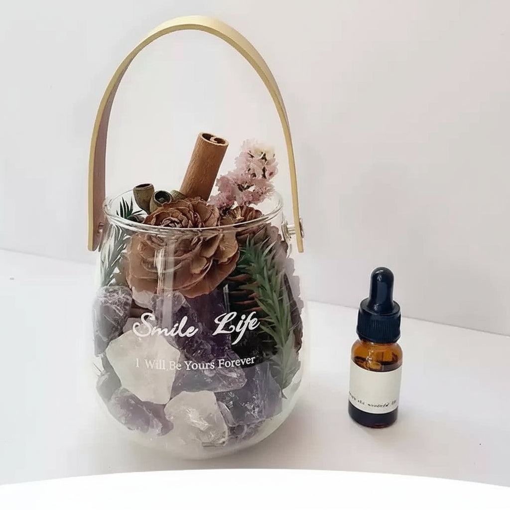 Flameless Aromatherapy Diffuser Stone Crystal