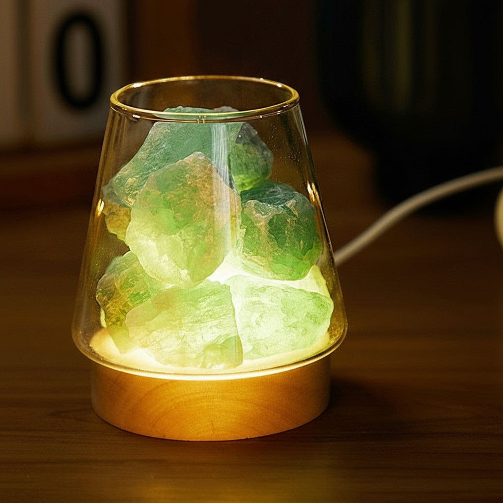 Aromatherapy Essential Oil Crystal Stone Salt Lamp