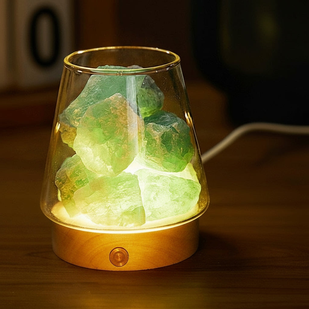 Aromatherapy Essential Oil Crystal Stone Salt Lamp