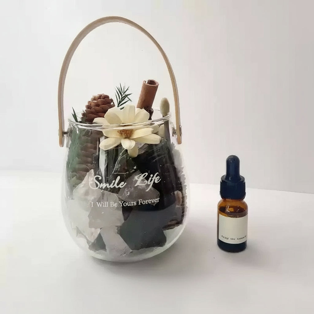 Flameless Aromatherapy Diffuser Stone Crystal