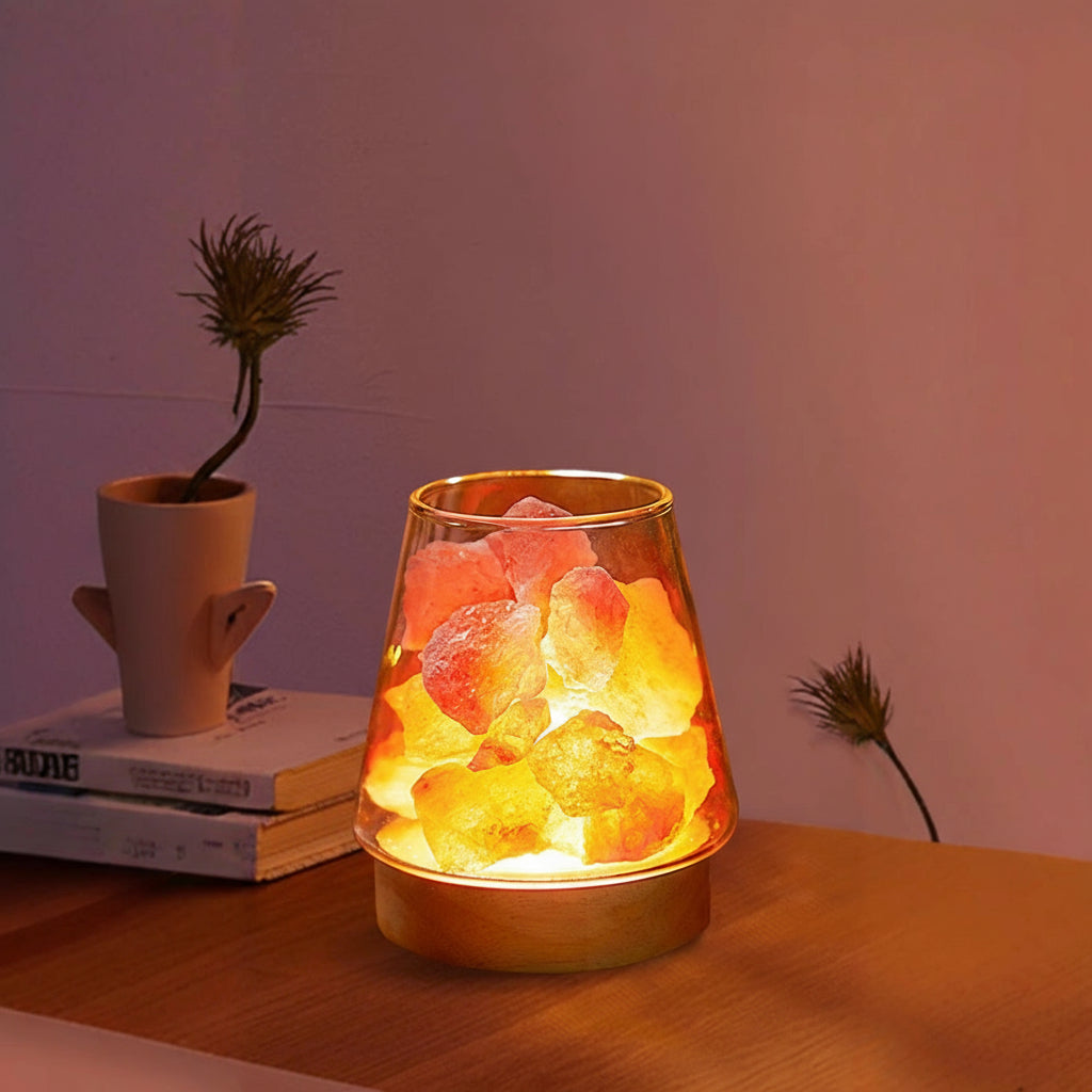Aromatherapy Essential Oil Crystal Stone Salt Lamp