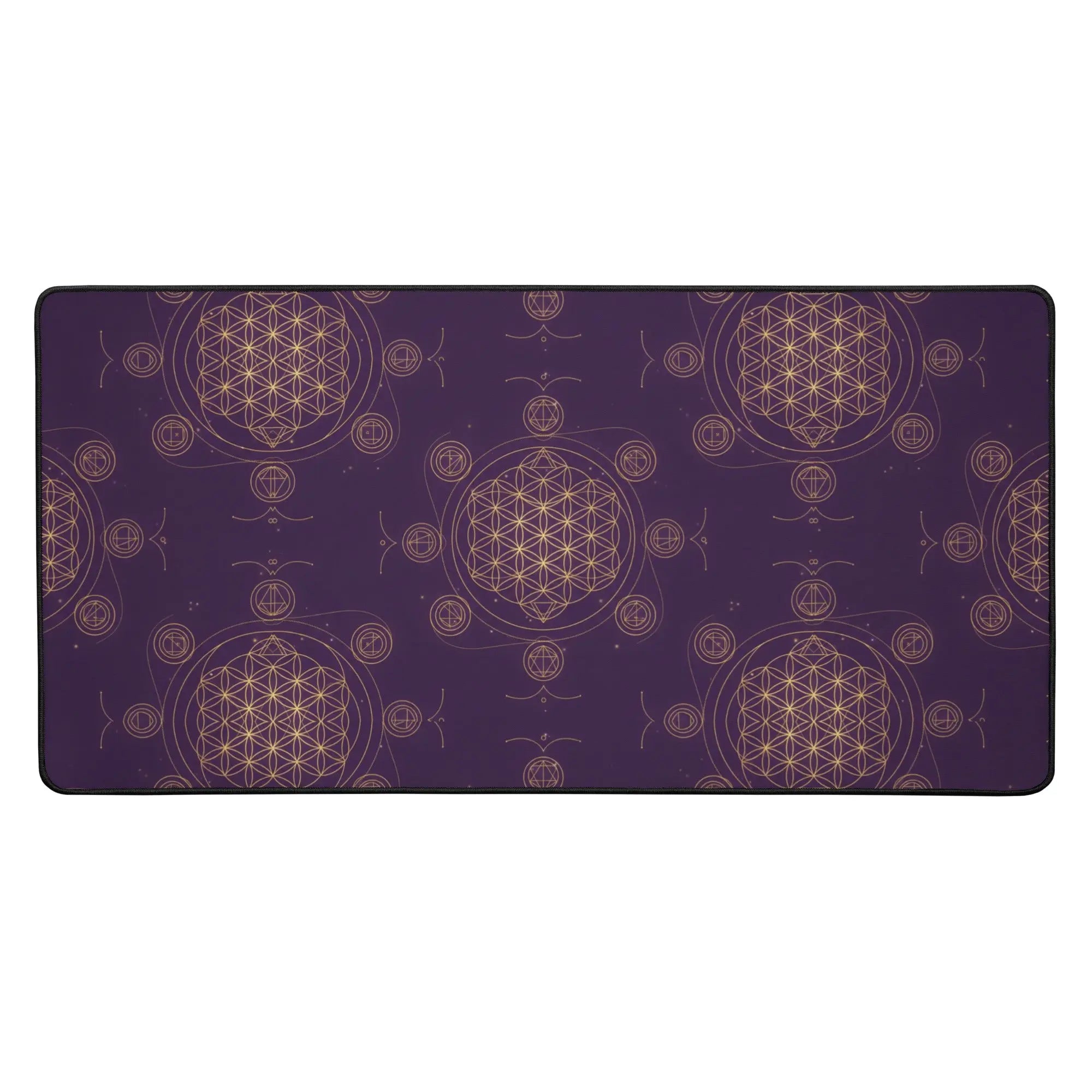 Sacred Geometry Desk Mat | Cosmic Blueprint Workspace Alignment ...