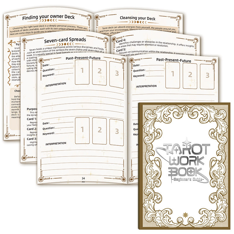 Tarot Journal Waite Small Stickers Card Array Notebook