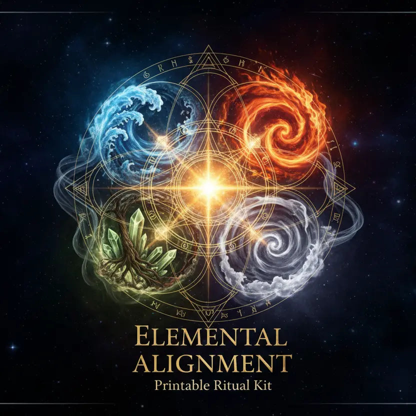 Elemental Ritual Elemental Alignment Ritual Kit | Four Elements Balance Spell – Nicole's ...