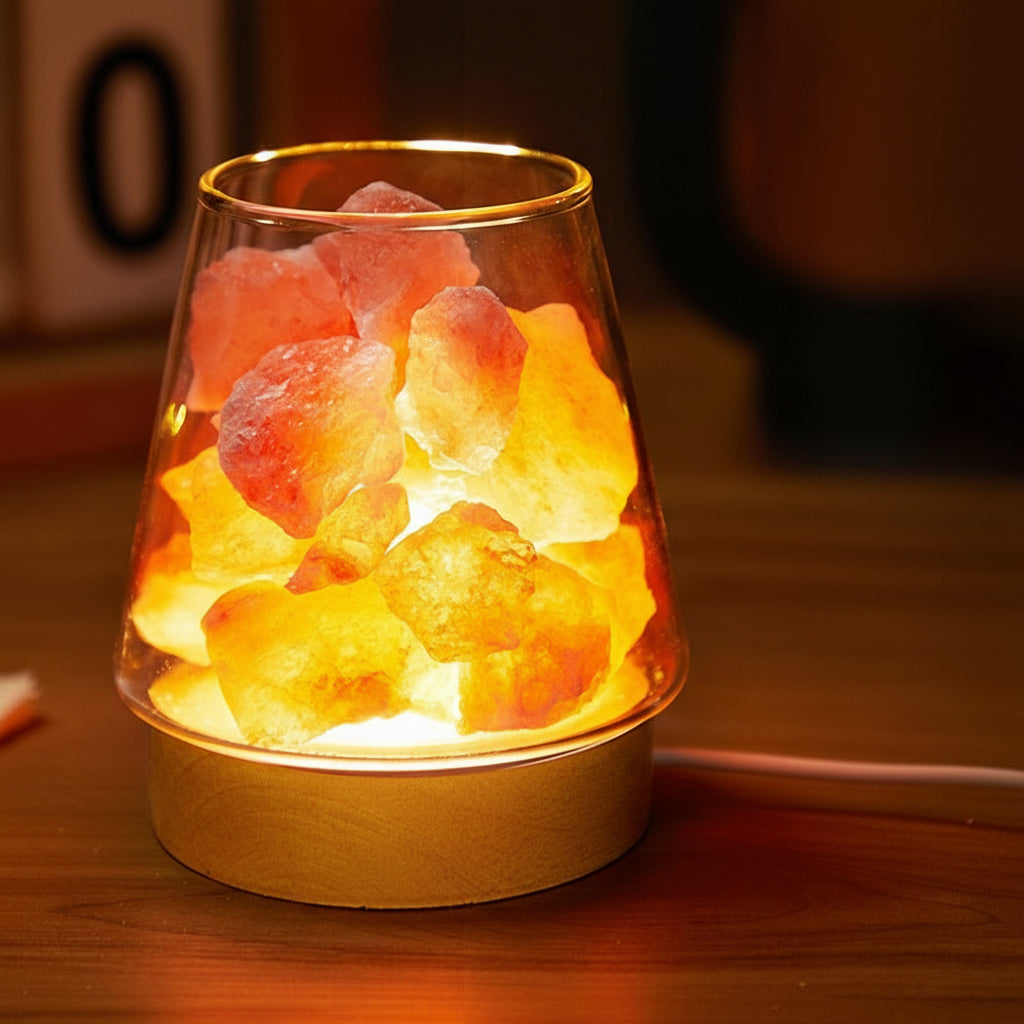Aromatherapy Essential Oil Crystal Stone Salt Lamp