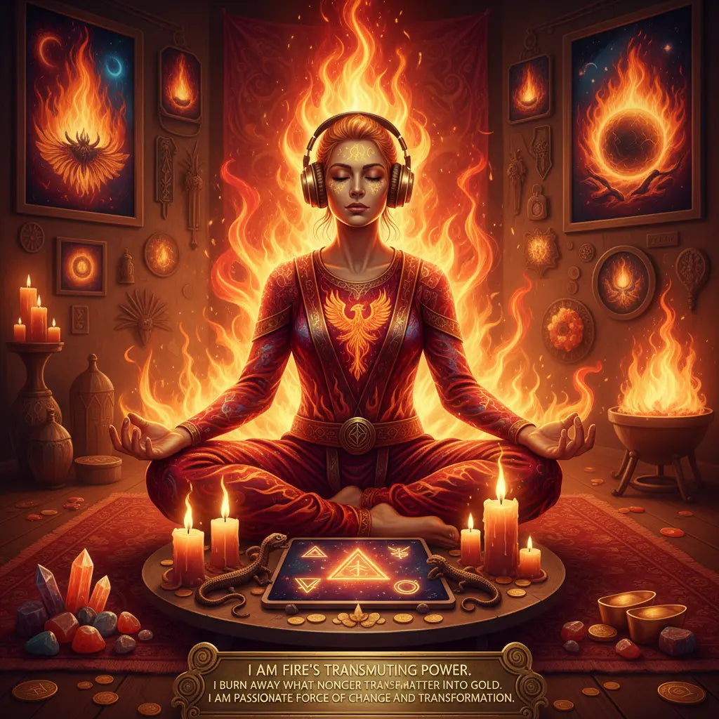 Fire Alchemy Transmutation Power Passion Meditation Scene