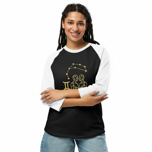 GEMINI Raglan Shirt - Properly Dressed Female Model