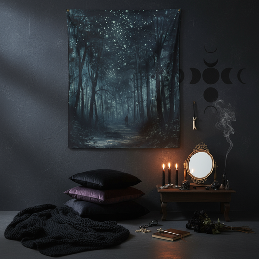 I Met Myself in the Dark Tapestry in Shadow Work Space