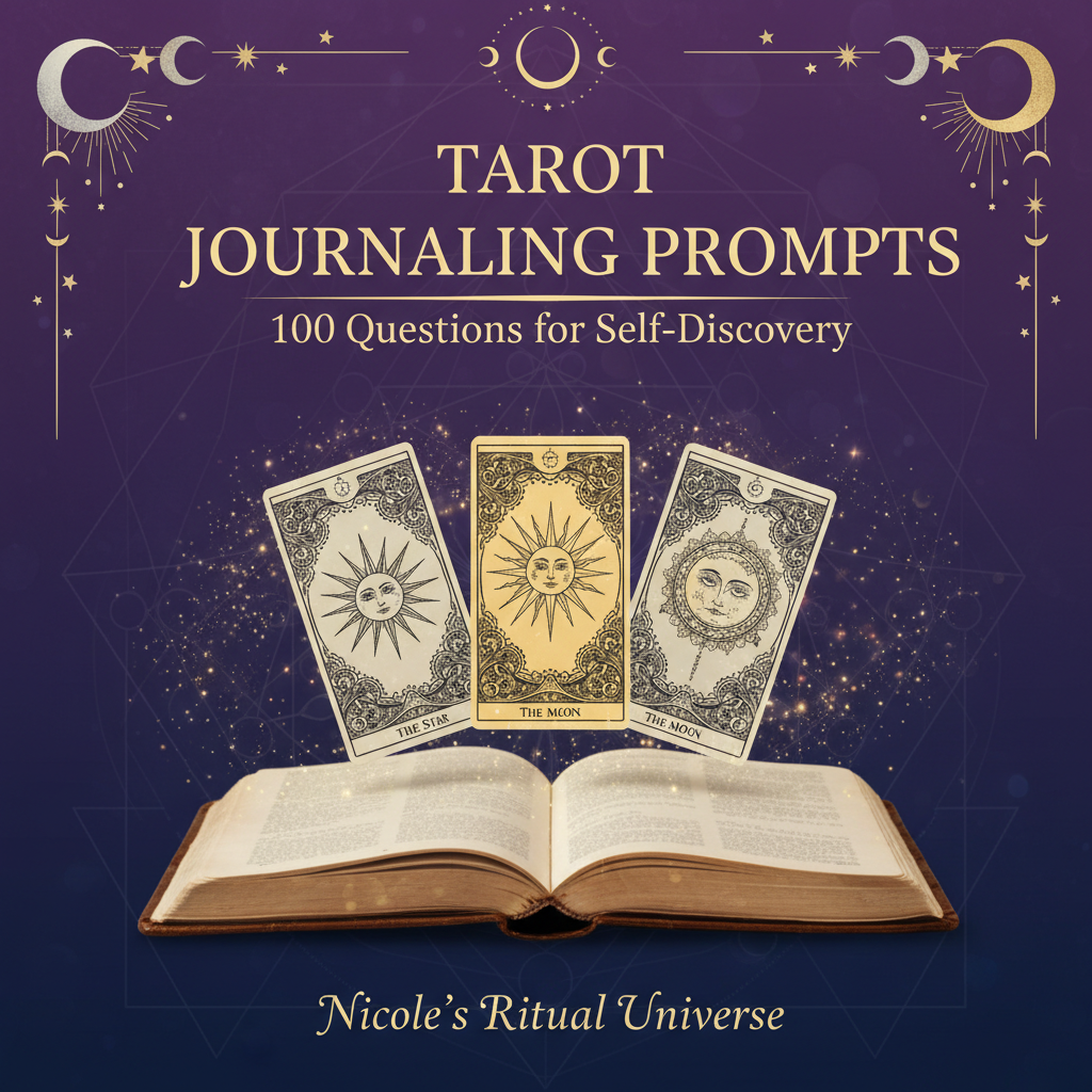 Tarot Journaling Prompts: 100 Questions for Self-Discovery - Digital Download Guide