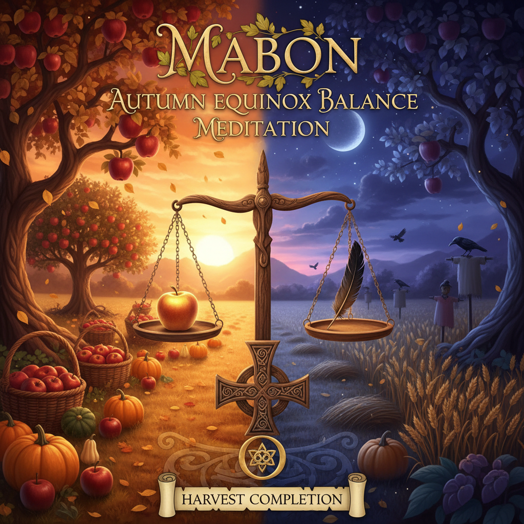 Mabon Autumn Equinox Balance meditation cover