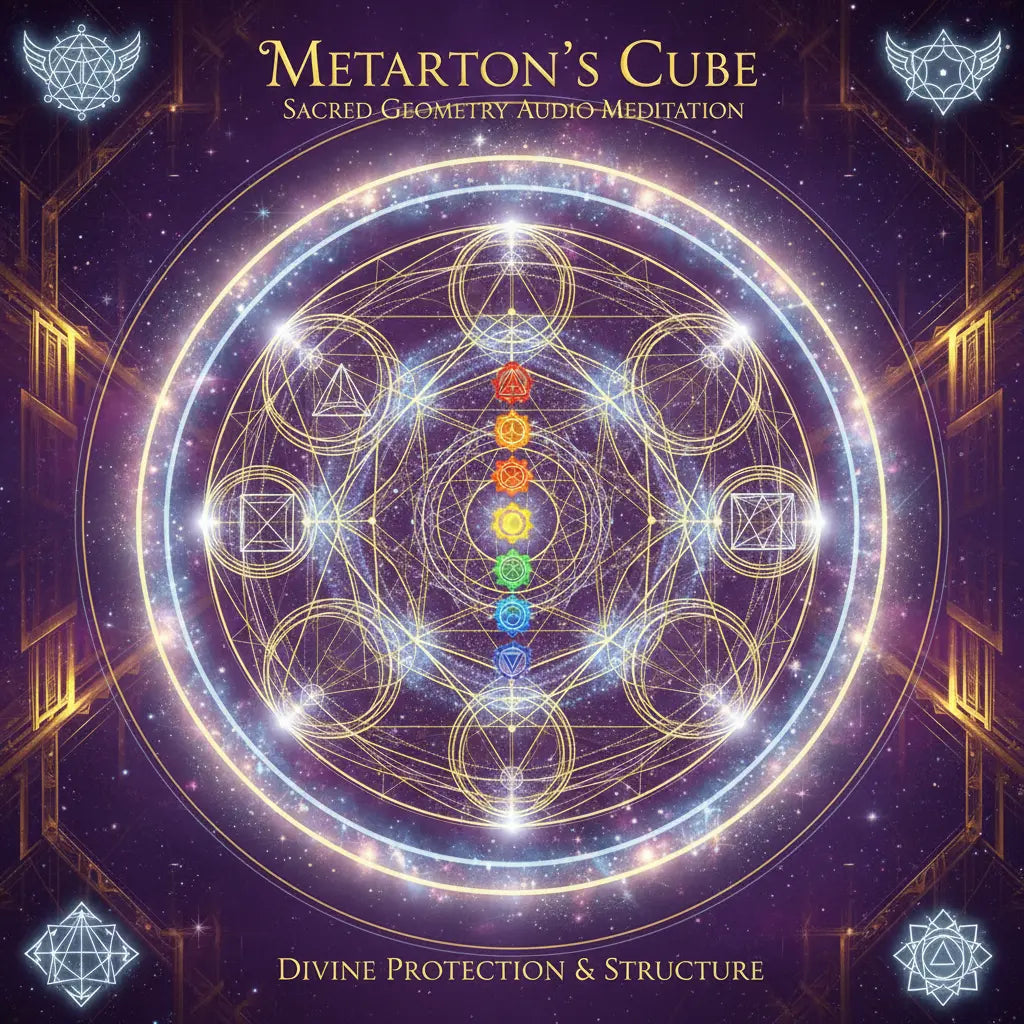 Metatron's Cube Divine Structure Protection Sacred Geometry Audio