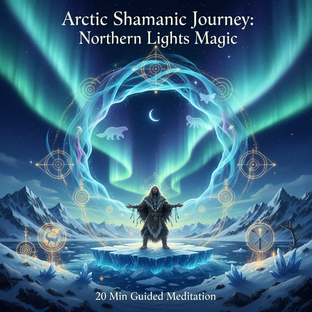 Arctic Shamanic Journey Northern Lights Magic Meditation Audio Cover