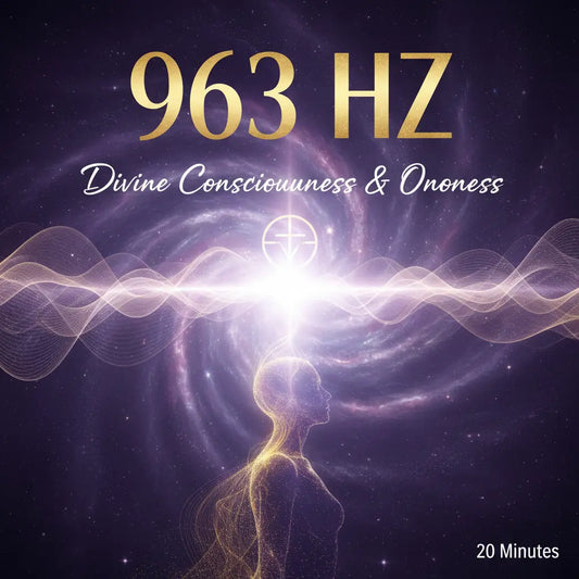 963 Hz Divine Consciousness Oneness Frequency Cover