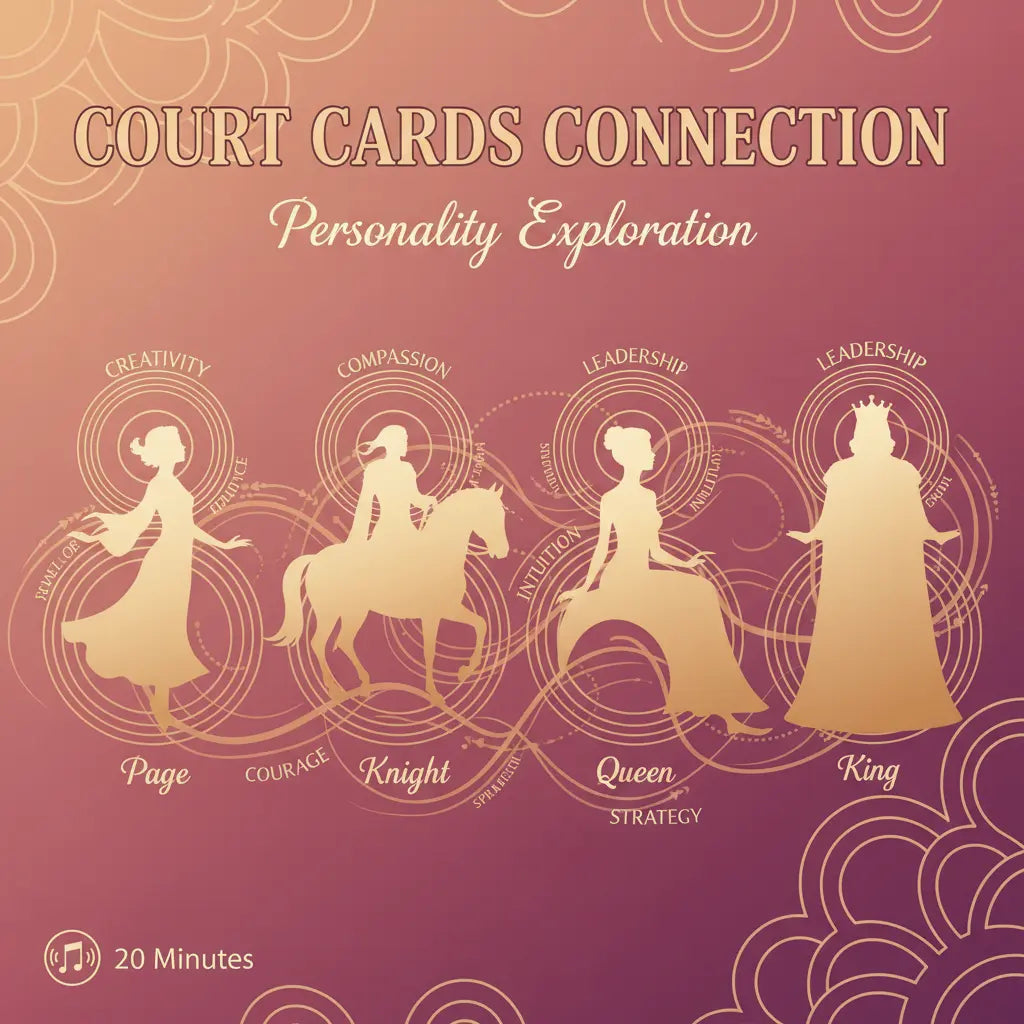 Court Cards Connection Personality Exploration Audio Cover