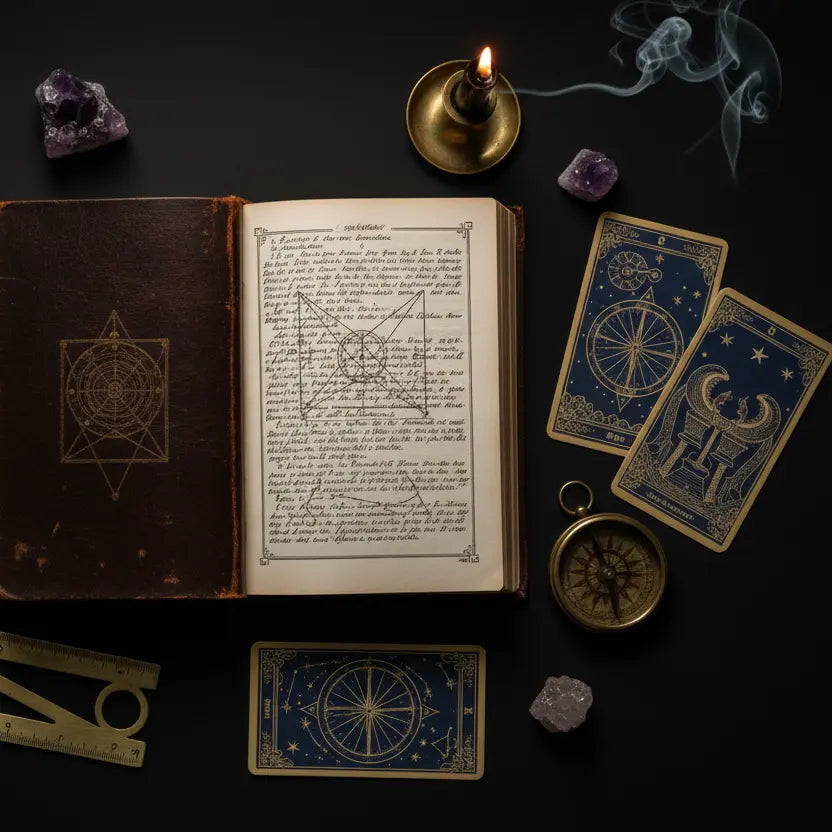 Tarot Through the Lens of Constant Unification lifestyle flat lay