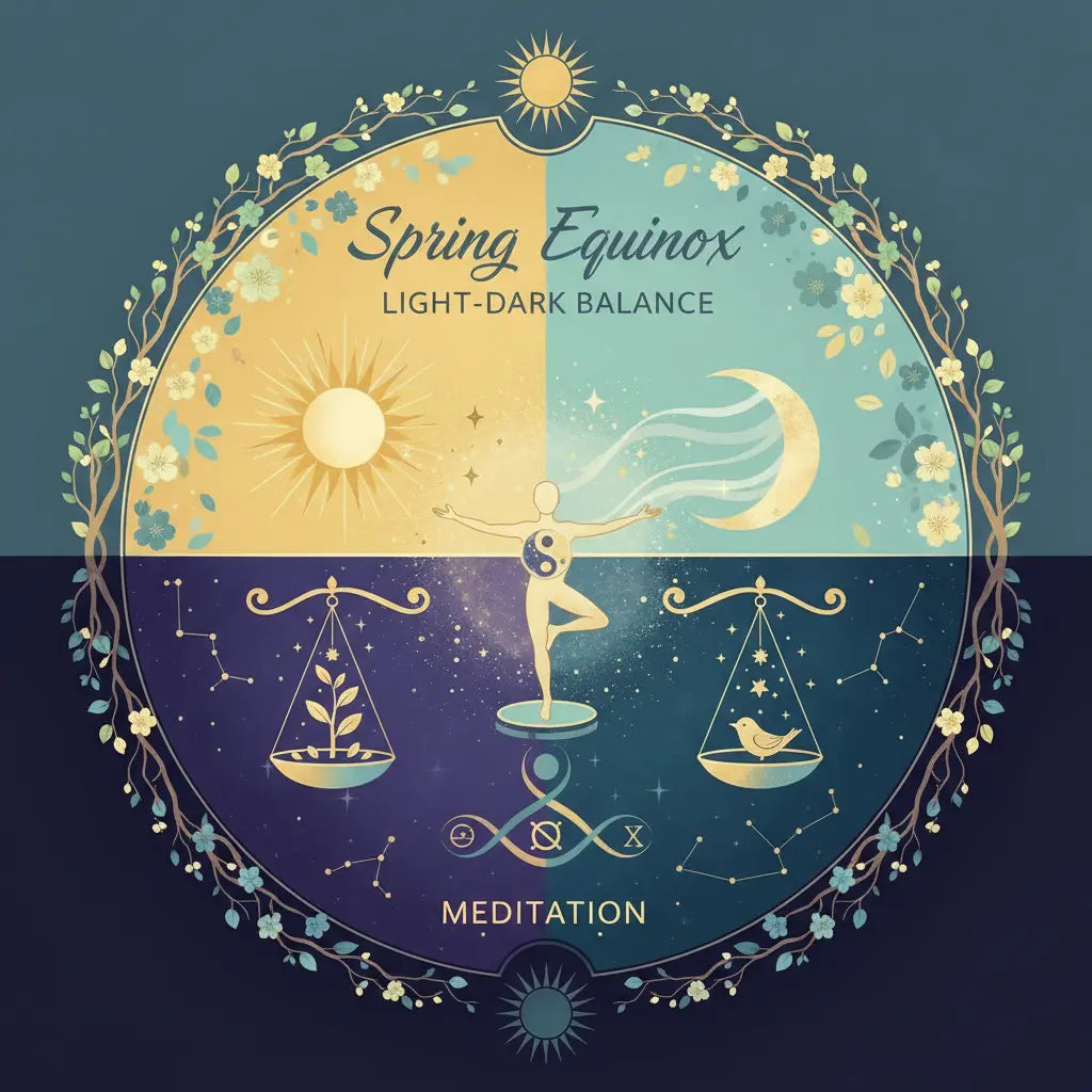 Spring Equinox Light-Dark Balance meditation cover