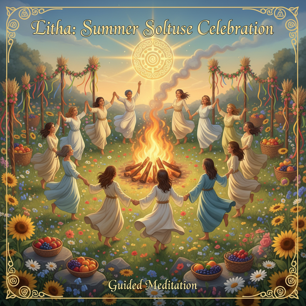 Litha Summer Solstice Celebration meditation cover
