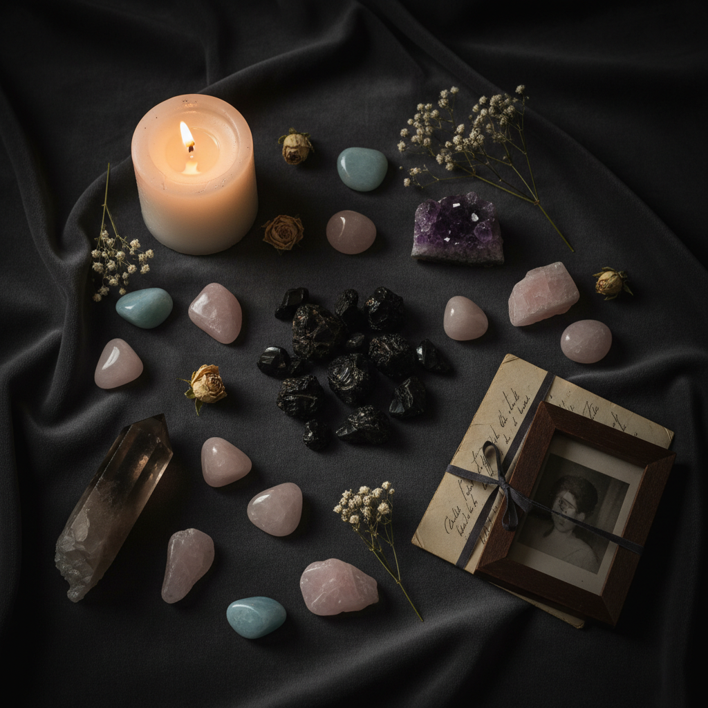 Crystals for Grief & Healing: Your Complete Guide to Moving Through Loss with Stone Medicine