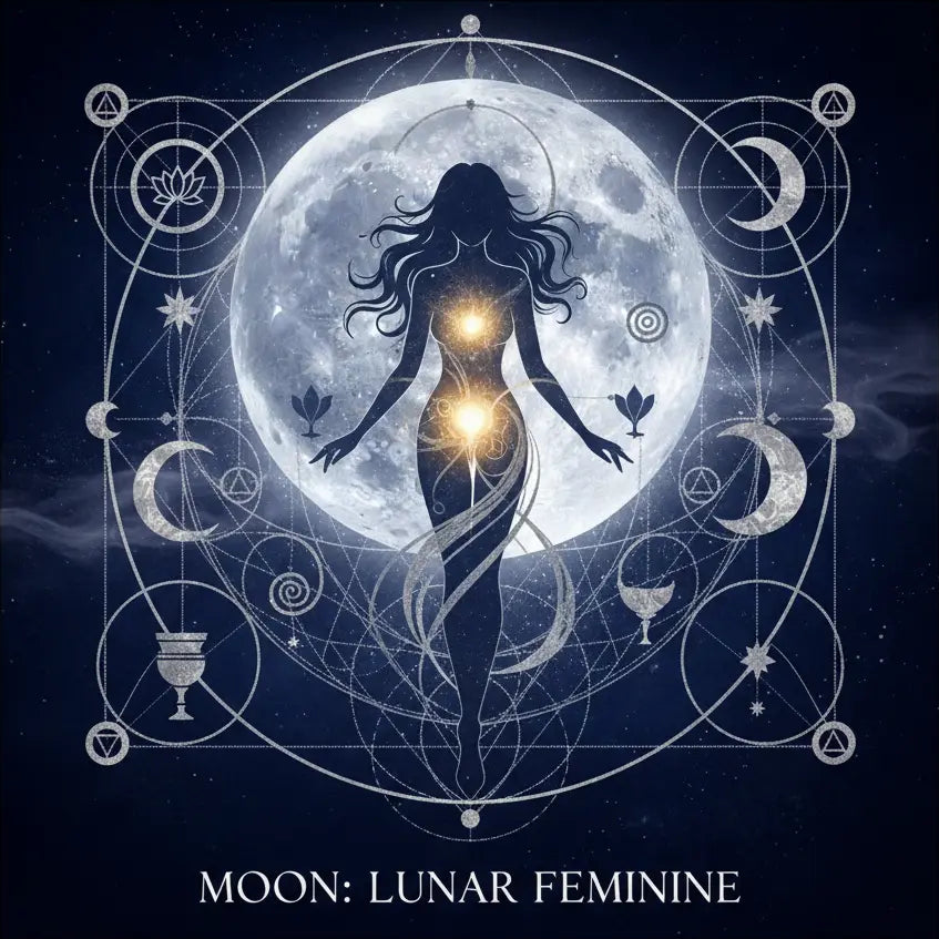 Moon: Lunar Feminine & Receptivity - Planetary Frequency Meditation Audio Cover