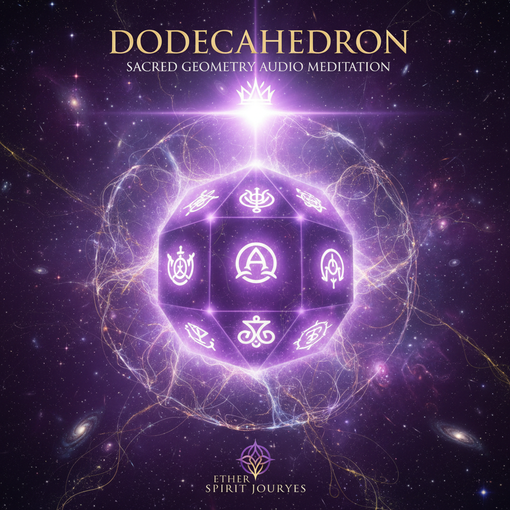 Dodecahedron Ether Spirit Universal Connection Sacred Geometry Audio