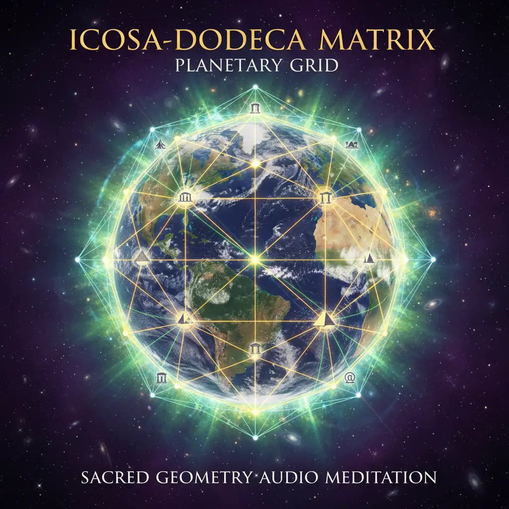 Icosa-Dodeca Matrix Planetary Grid Sacred Geometry Audio