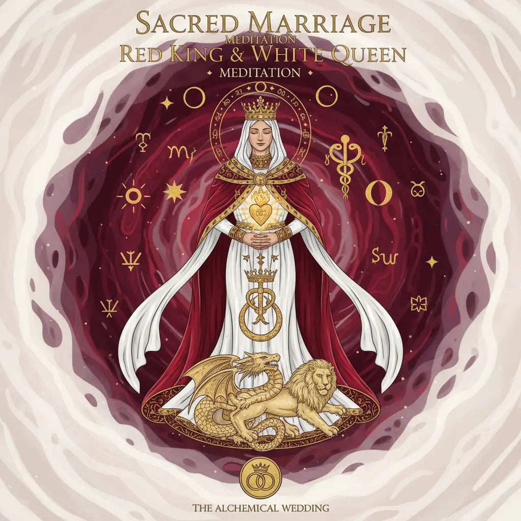 Red King White Queen Sacred Marriage meditation cover