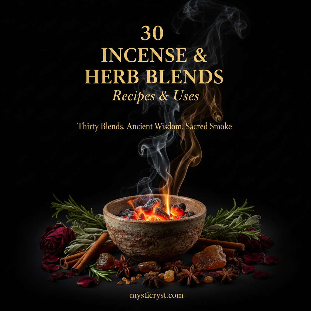 30 Incense & Herb Blends: Recipes & Uses — book cover