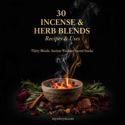 30 Incense & Herb Blends: Recipes & Uses — book cover