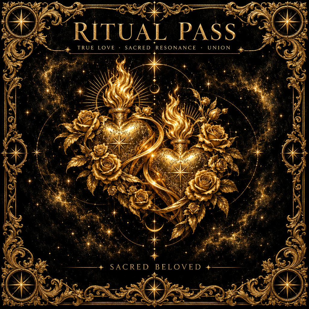 Sacred Beloved Ritual Pass - Sacred Altar Emblem Card